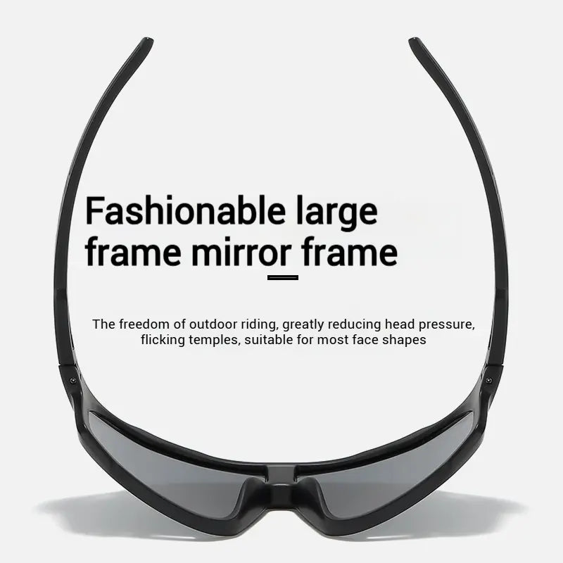 New Arrival: Uv-Protective Sunglasses for Hiking & Cycling — Windproof, Changes Color in Response to UV Intensity; the Stronger the UV Light, the Deeper the Color Change.Sand-Resistant Sports Eyewear with Versatile, Stylish Photochromic Lenses